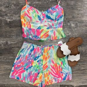 Lilly Pulitzer sparkling sands 2 piece set